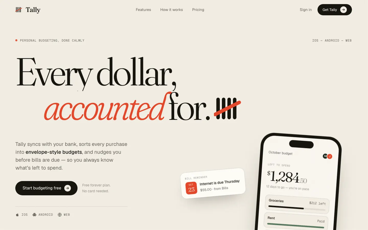 After: Tally landing page, made with Top Design (wondelai)